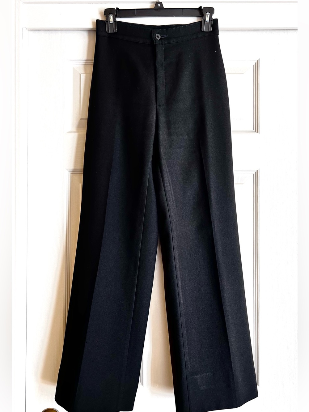 Levi's Black Wide Leg High Waist Trousers Pants size 26